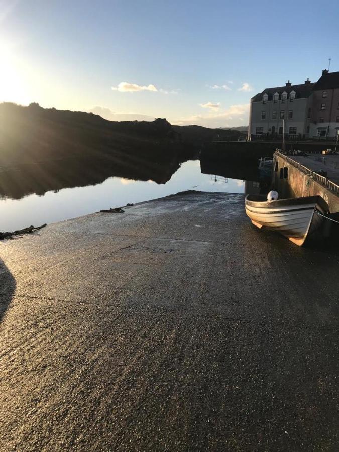 Ferienwohnung The Old Boathouse At Bunbeg Harbour Exterior foto