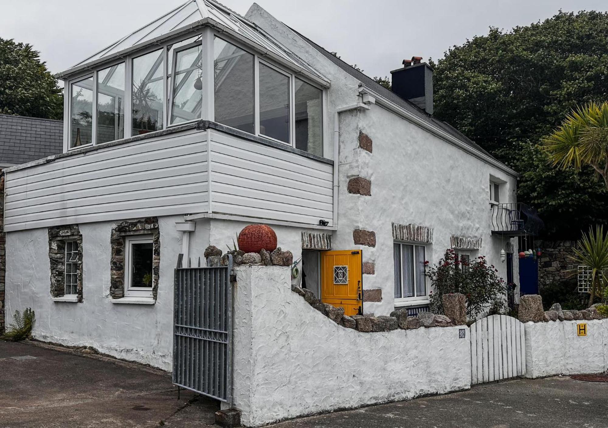 Ferienwohnung The Old Boathouse At Bunbeg Harbour Exterior foto